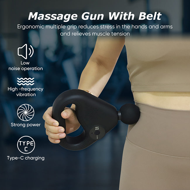 massage gun with round head